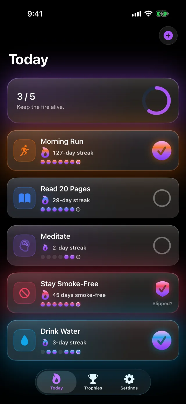 Habit Streak: Habits Tracker — Otto skin gratuite — qui in Aurora.