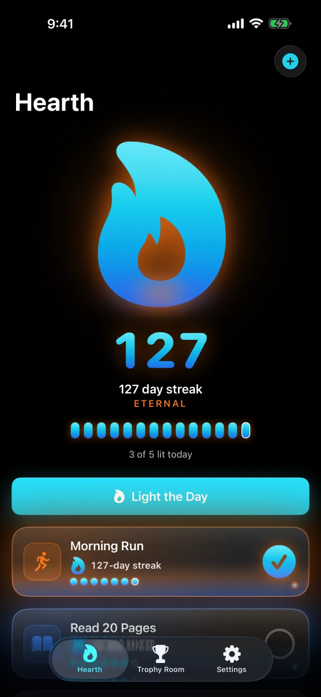 Habit Streak: Habits Tracker — The Ocean skin — cool, calm streaks.