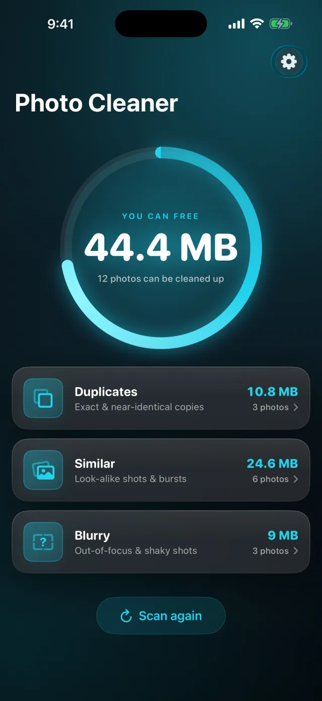 Pixweep: Photo Cleaner screenshot