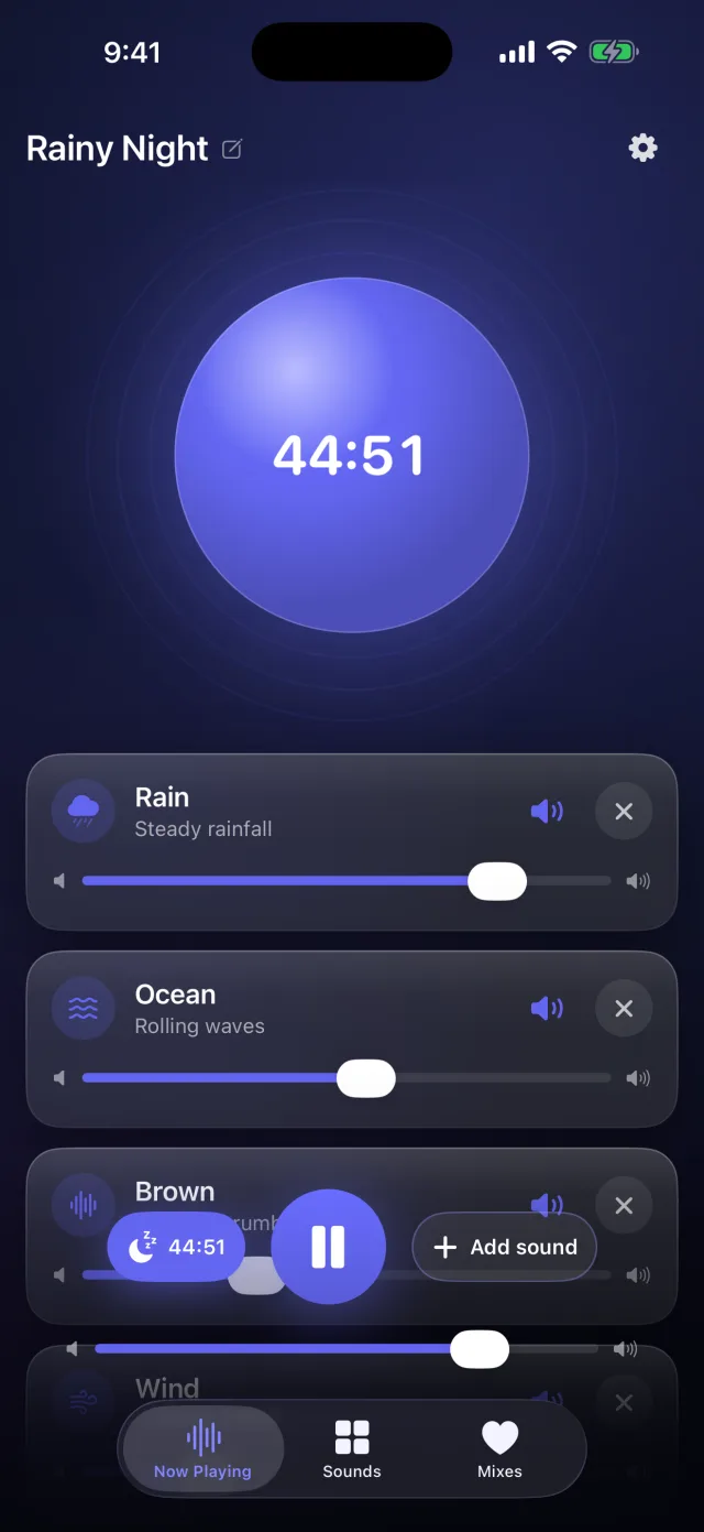 Lull: Sleep Sounds screenshot