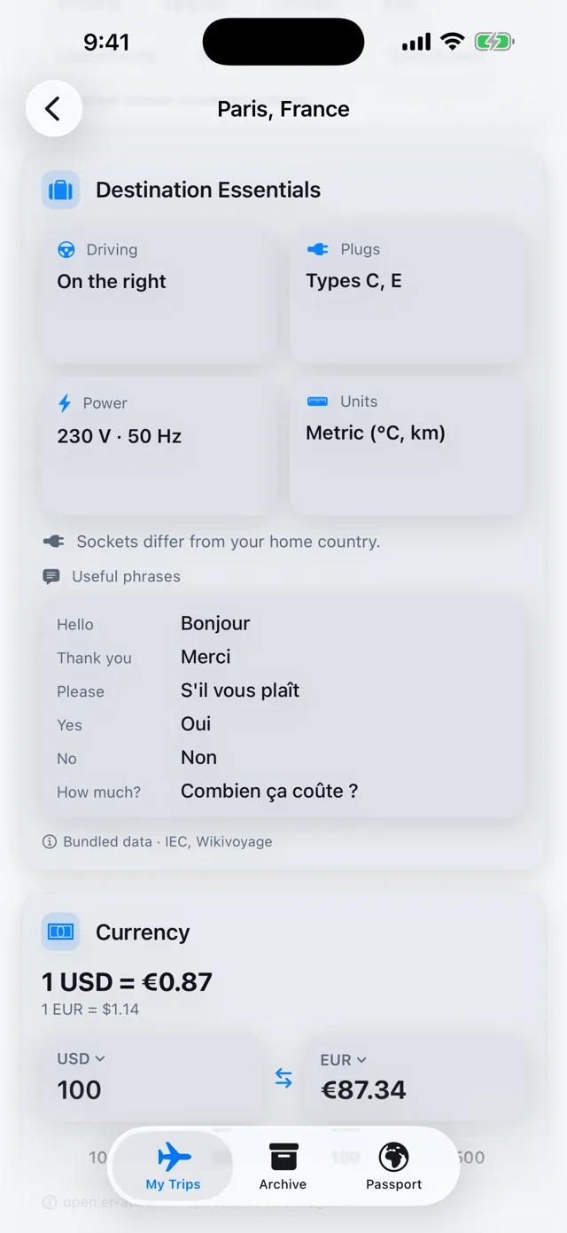 Voyager: Towarzysz podróży — Gniazdka, prąd i kluczowe zwroty — offline