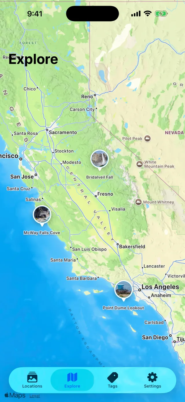 Waypoint: Location Snapshot — Mappa Esplora